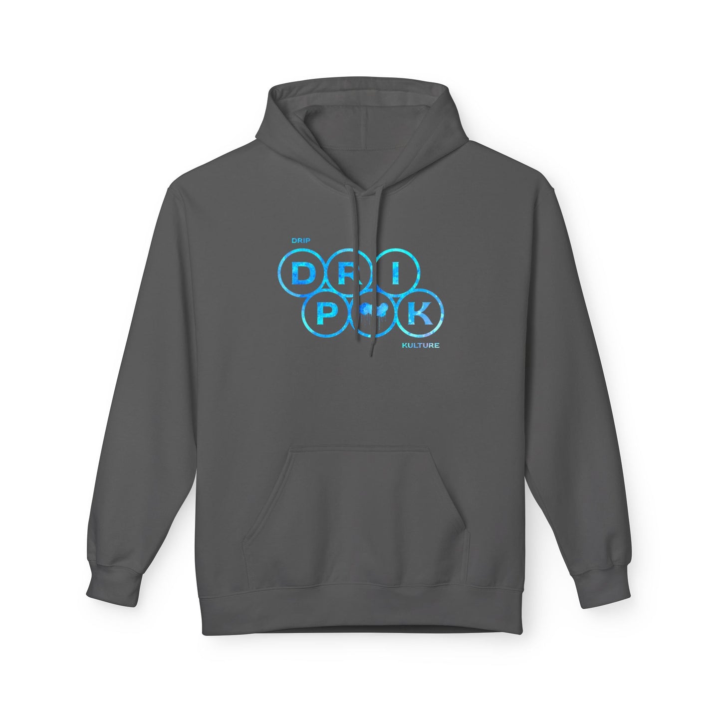 Blue Circle Drip Kulture Unisex Hoodie - Multiple Colors
