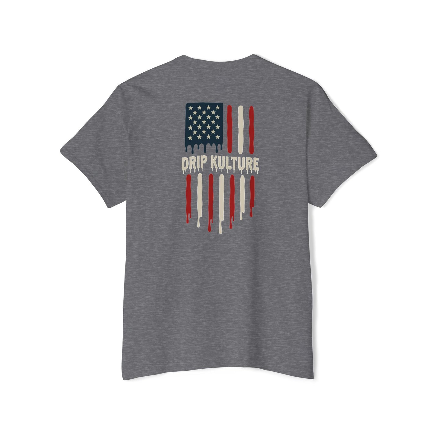 Drip Kulture American Flag Unisex Pocket Tee - Multiple Colors