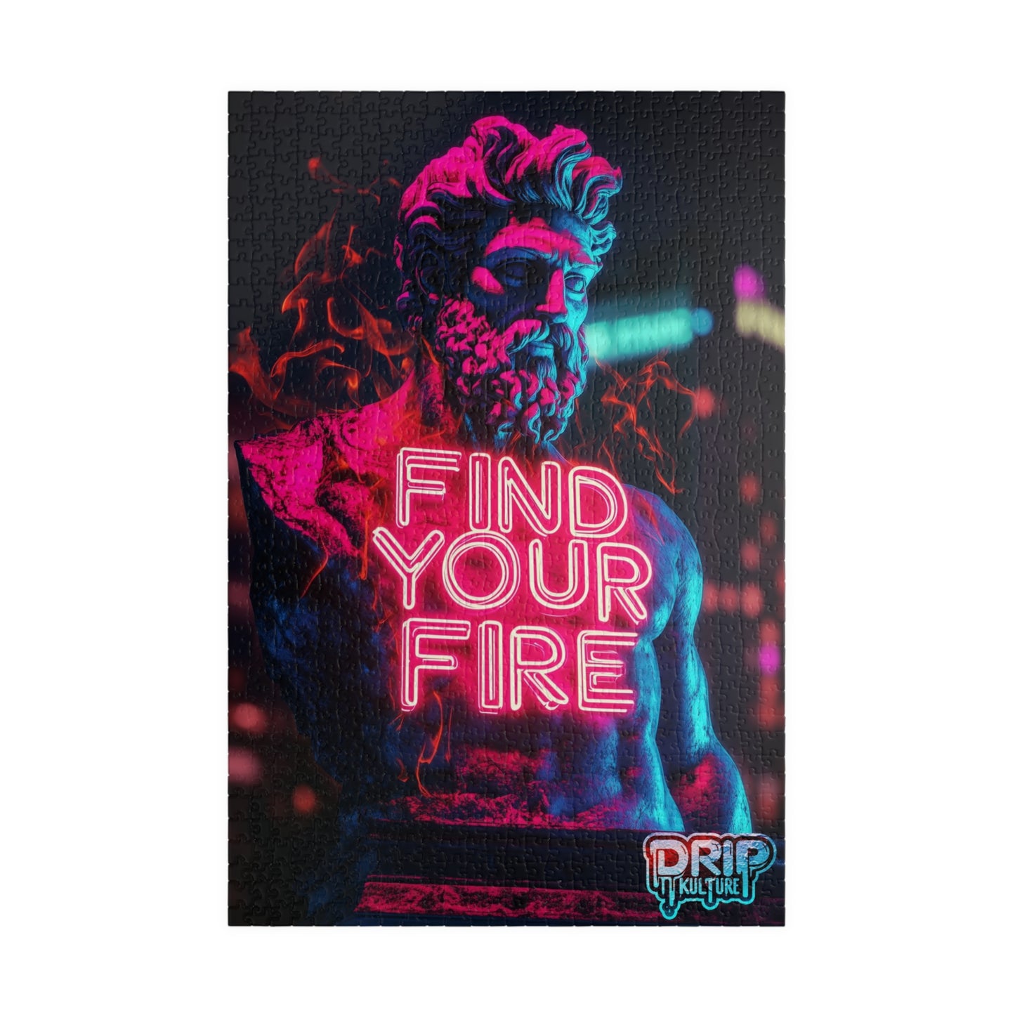 Find Your Fire Drip Kulture Puzzle - Multiple Sizes
