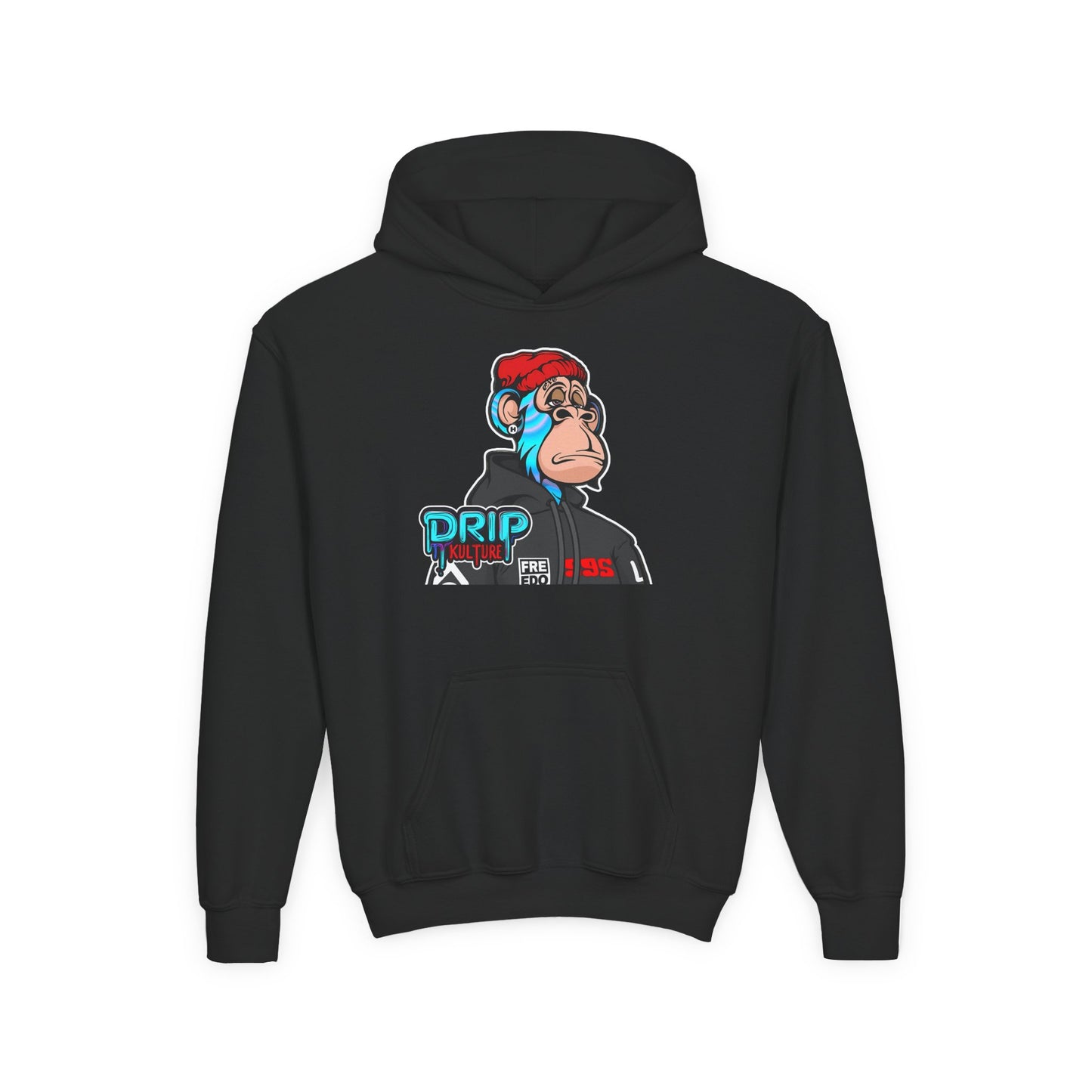 Youth NFT Blue Lightning Drip Kulture Hoodie - Multiple Colors