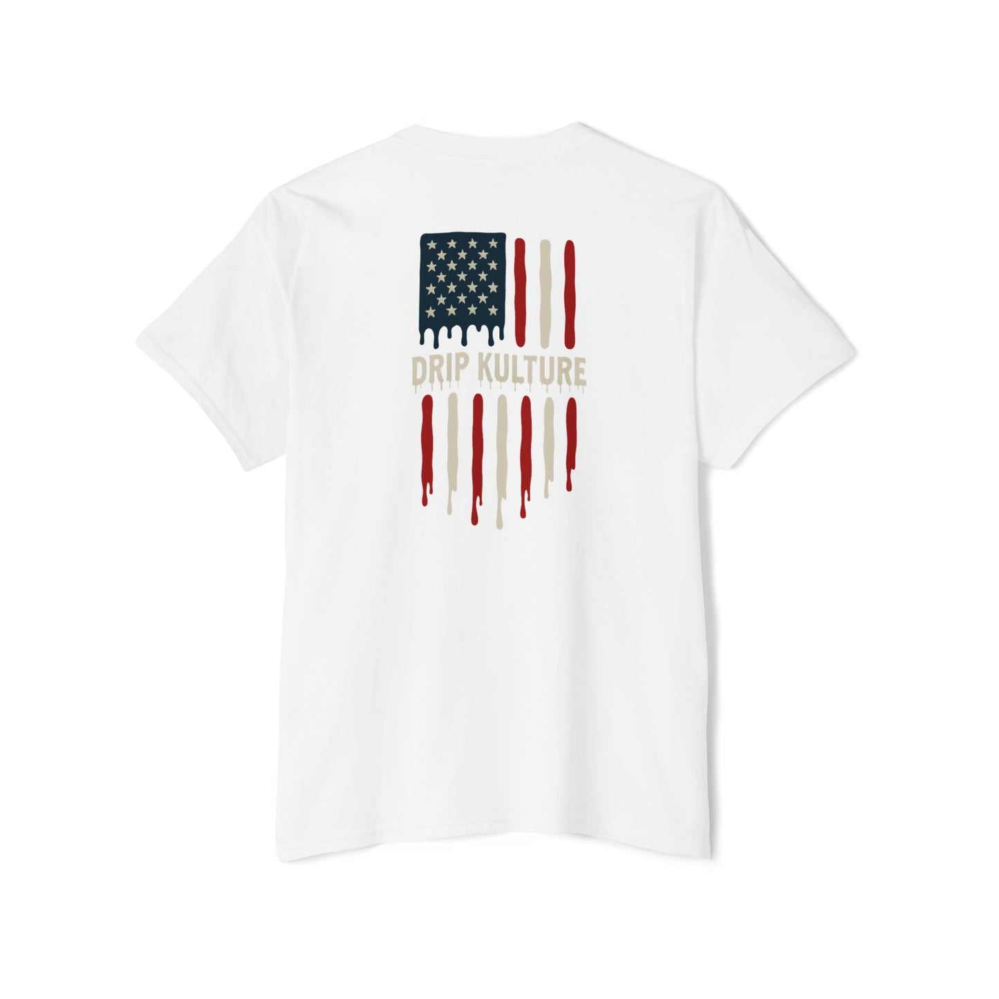 Drip Kulture American Flag Unisex Pocket Tee - Multiple Colors