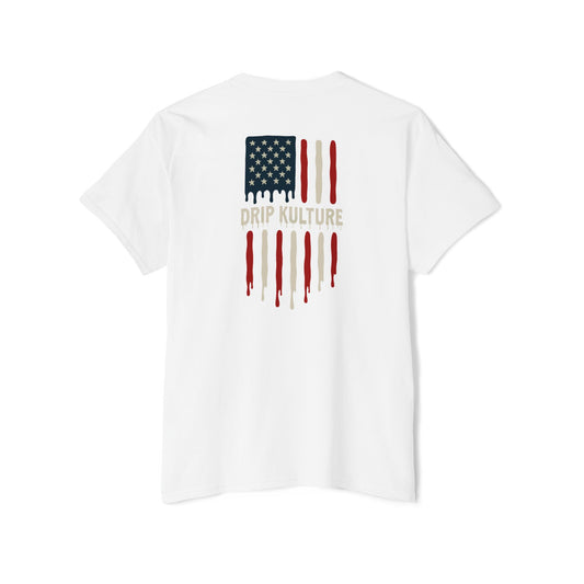 Drip Kulture American Flag Unisex Pocket Tee - Multiple Colors