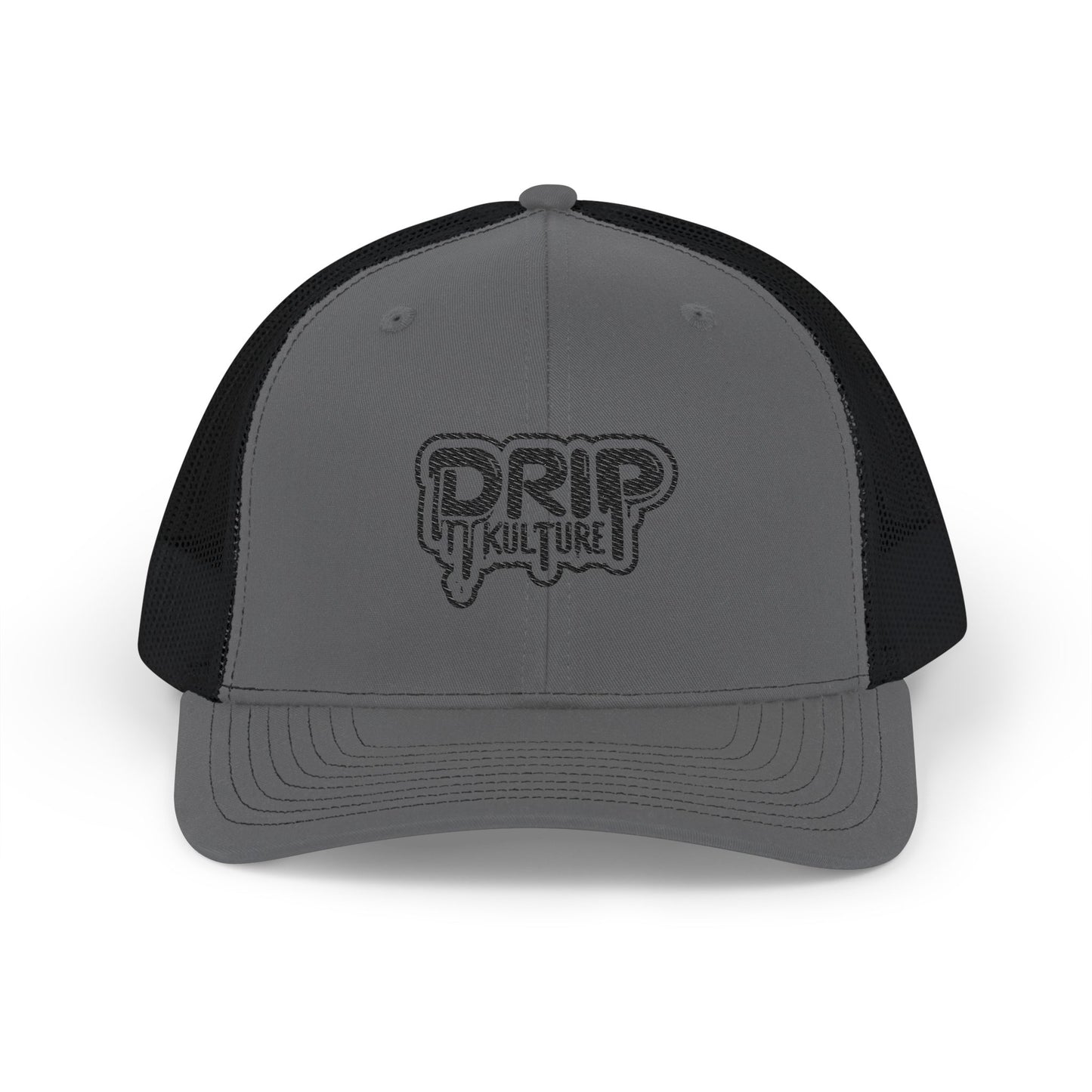 Black Drip Kulture Snapback Trucker Cap Embroidery - Multiple Colors