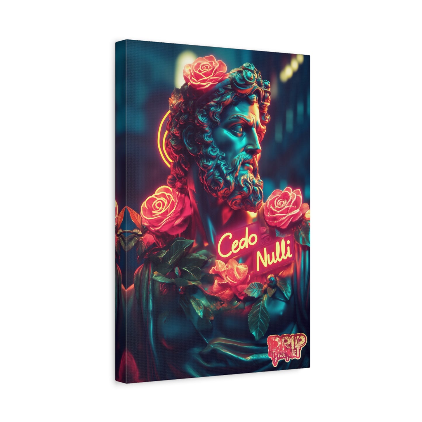 “Cedo Nulli - Orange Glow” Drip Kulture Wall Art - Multiple Sizes