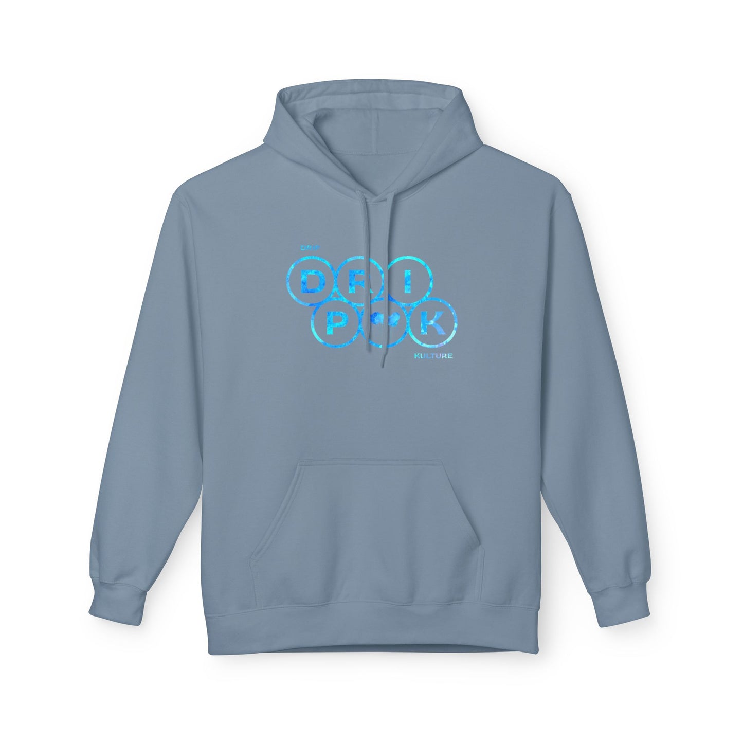 Blue Circle Drip Kulture Unisex Hoodie - Multiple Colors