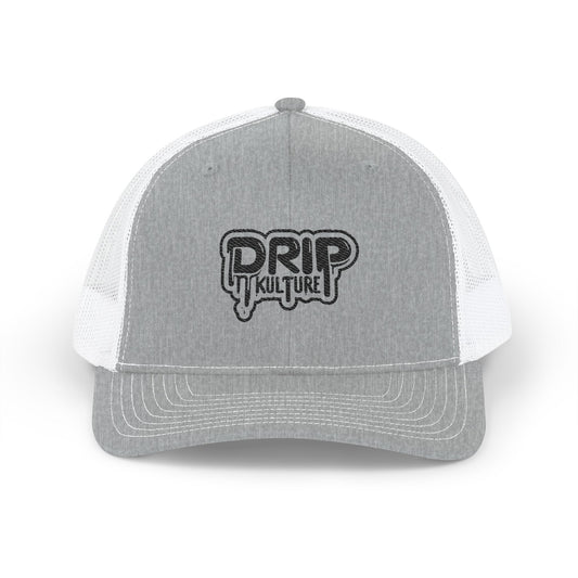 Black Drip Kulture Snapback Trucker Cap Embroidery - Multiple Colors