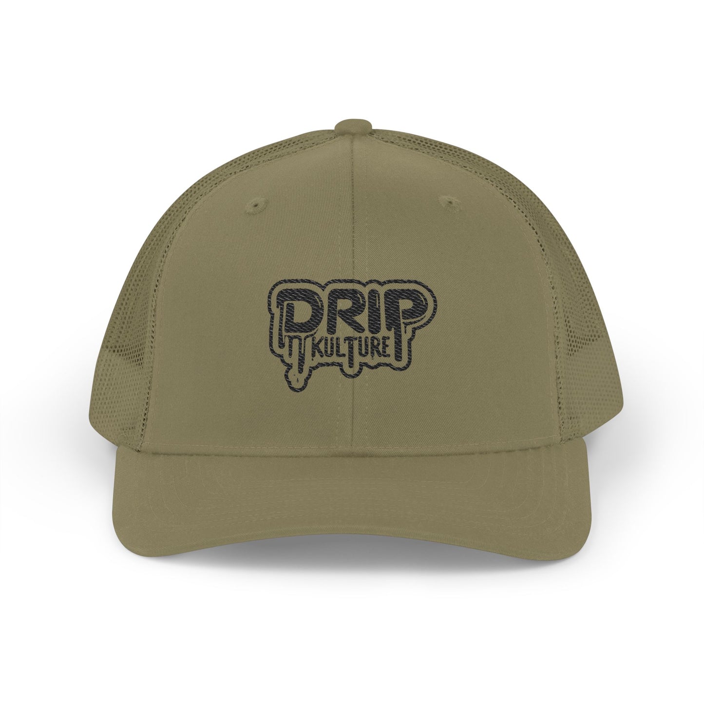 Black Drip Kulture Snapback Trucker Cap Embroidery - Multiple Colors