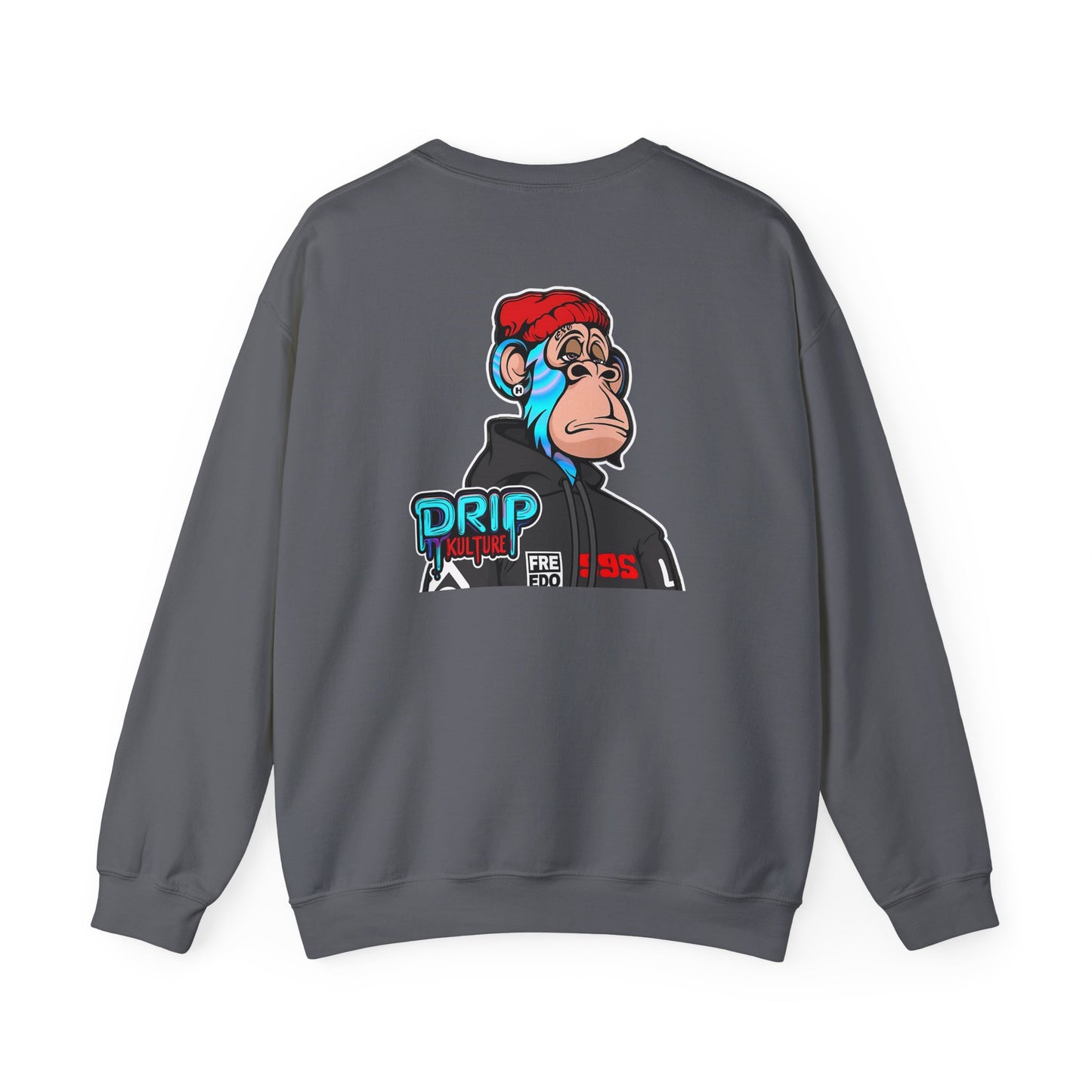 NFT Blue Lightning Drip Kulture Unisex Sweatshirt - Multiple Colors