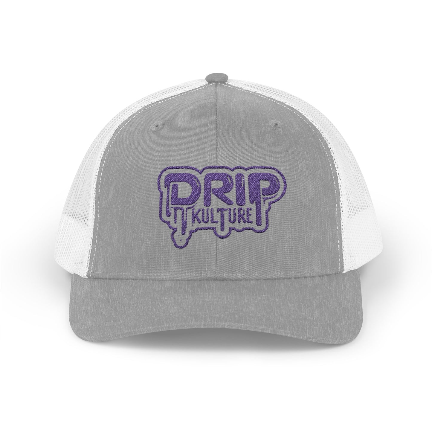 Purple Drip Kulture Snapback Trucker Cap Embroidery - Multiple Colors