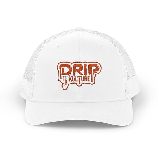Orange Drip Kulture Snapback Hat Embroidery - Multiple Colors