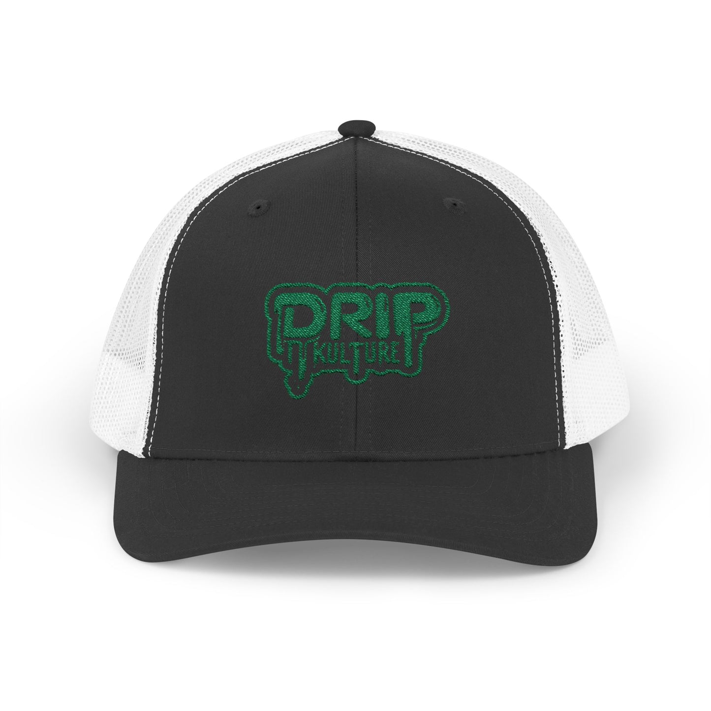 Green Drip Kulture Snapback Trucker Cap Embroidery - Multiple Colors