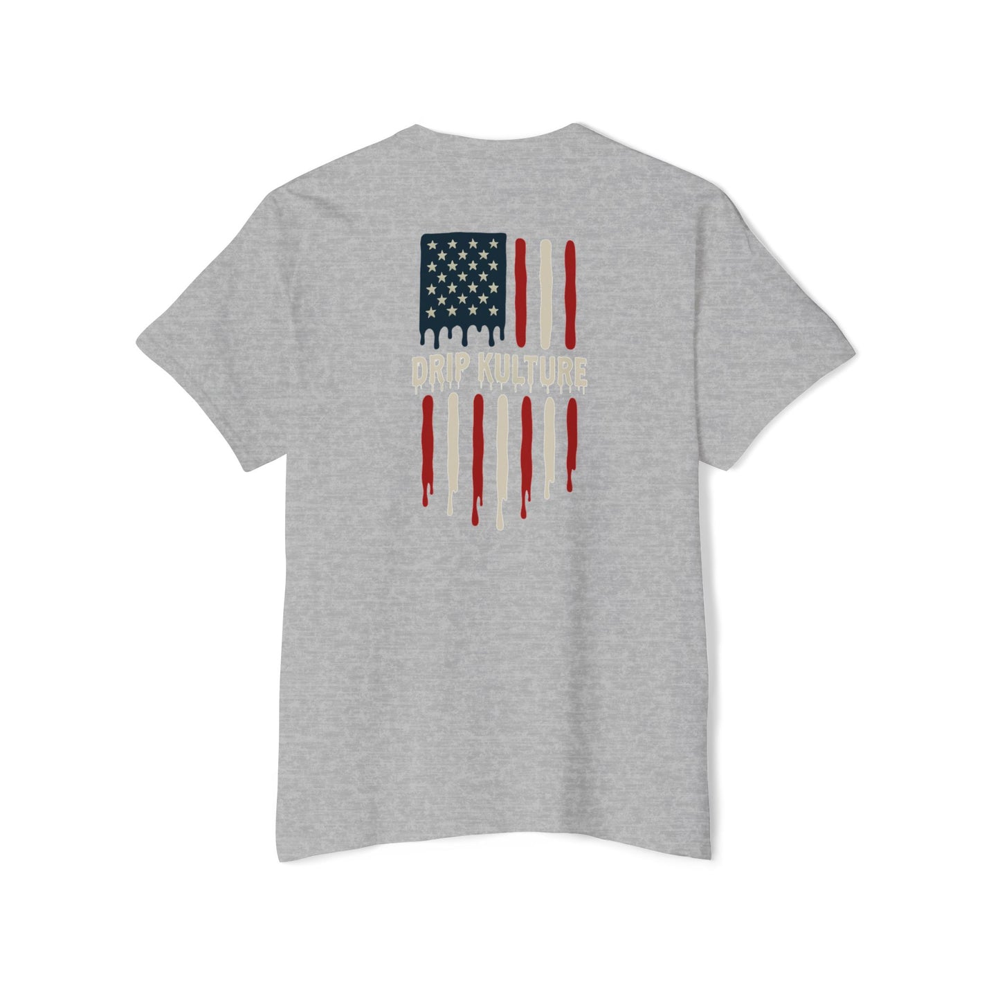 Drip Kulture American Flag Unisex Pocket Tee - Multiple Colors