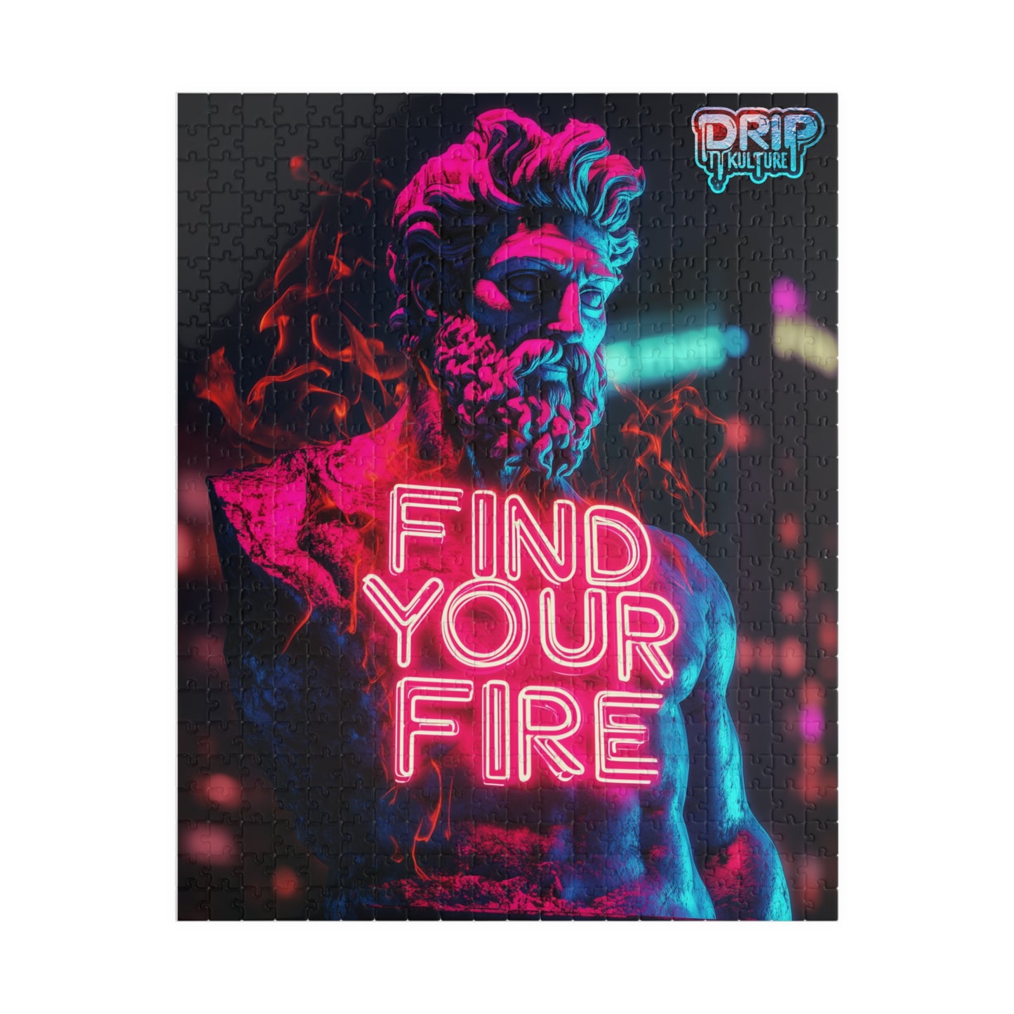 Find Your Fire Drip Kulture Puzzle - Multiple Sizes