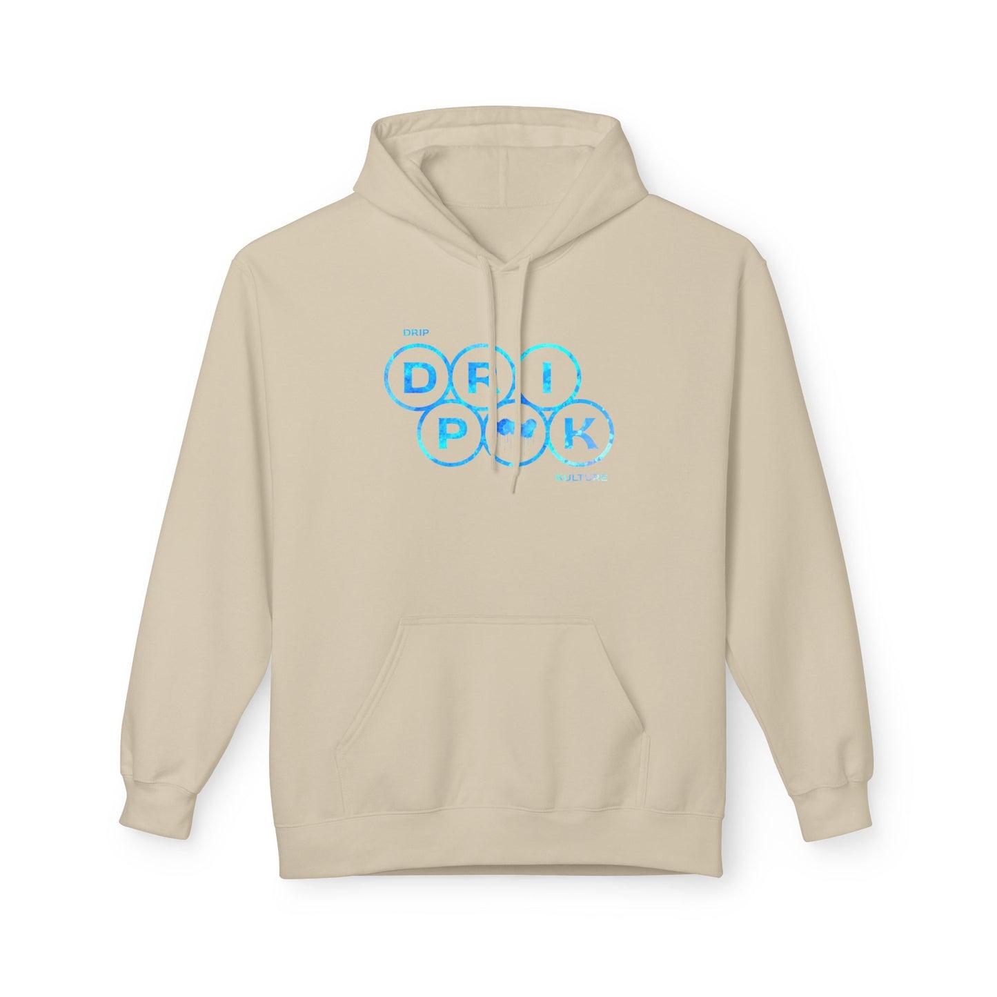 Blue Circle Drip Kulture Unisex Hoodie - Multiple Colors