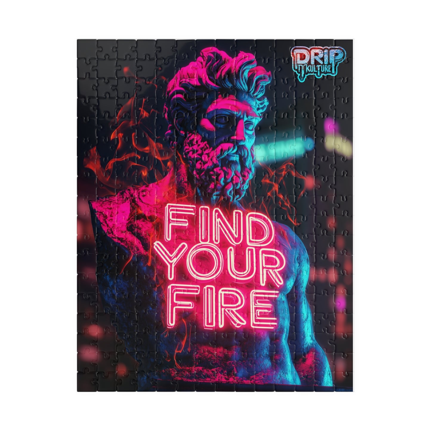 Find Your Fire Drip Kulture Puzzle - Multiple Sizes