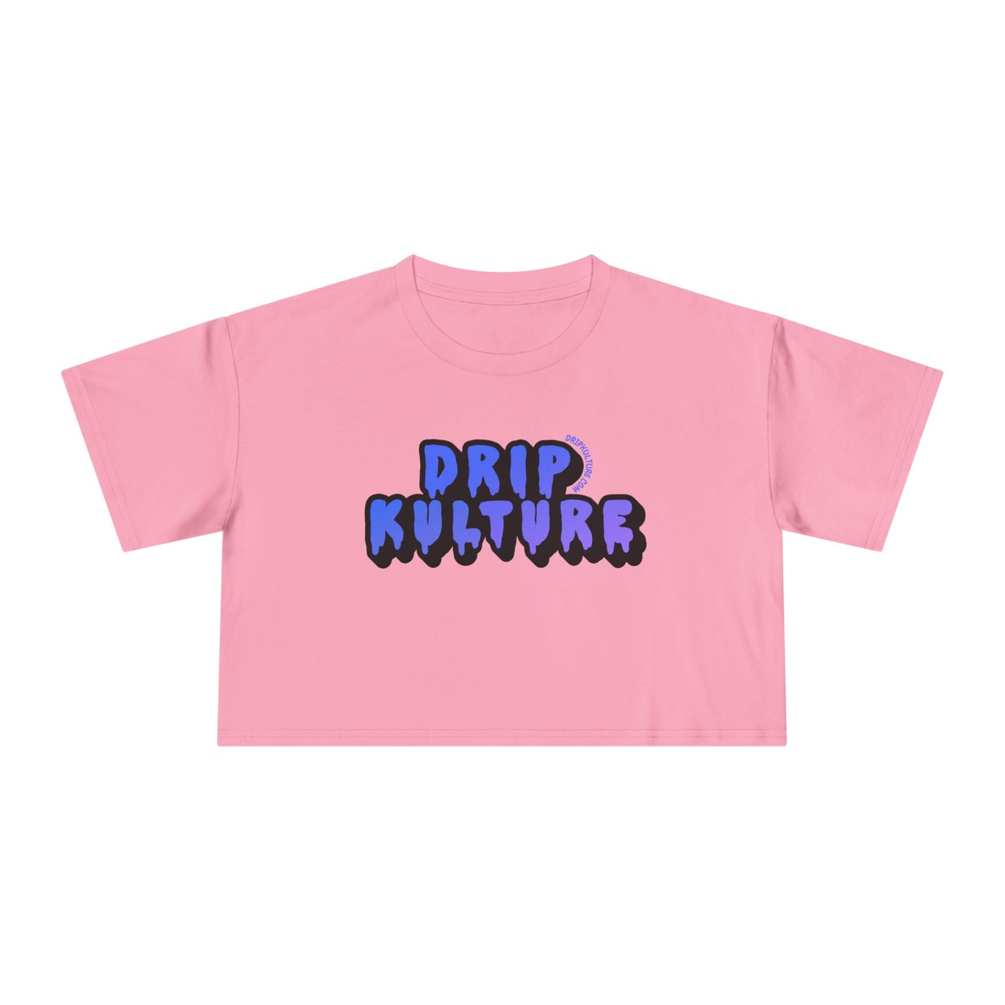 Purple Drip Kulture Women's Crop Tee - Multiple Colors