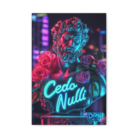 “Cedo Nulli - Blue Glow” Drip Kulture Wall Art - Multiple Sizes