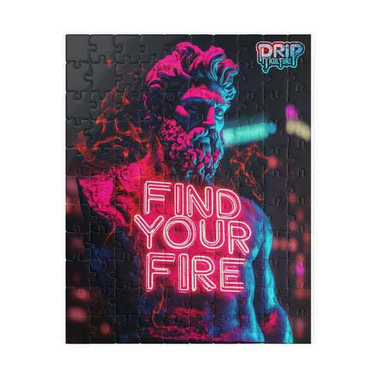 Find Your Fire Drip Kulture Puzzle - Multiple Sizes