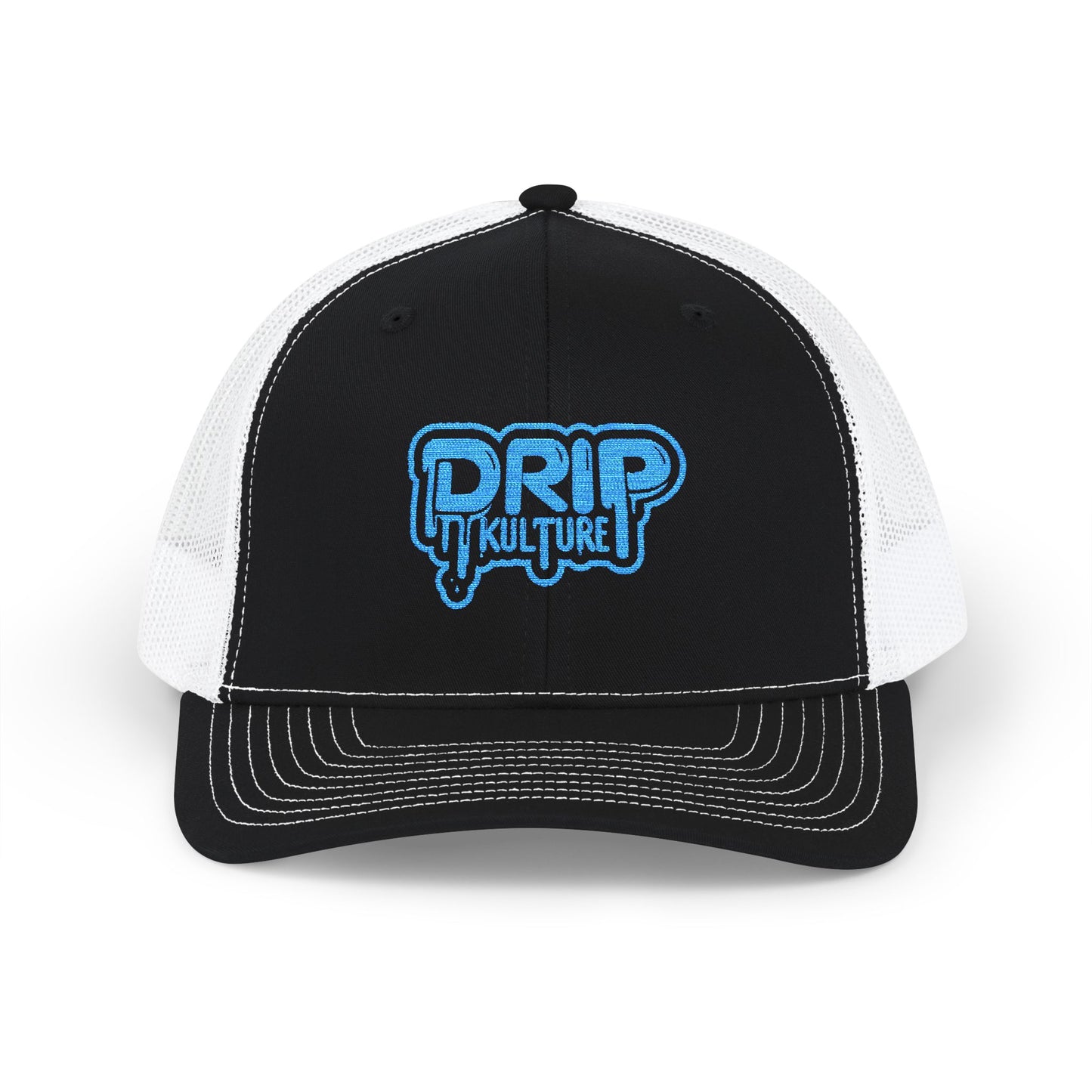 Blue Drip Kulture Snapback Trucker Cap Embroidery - Multiple Colors