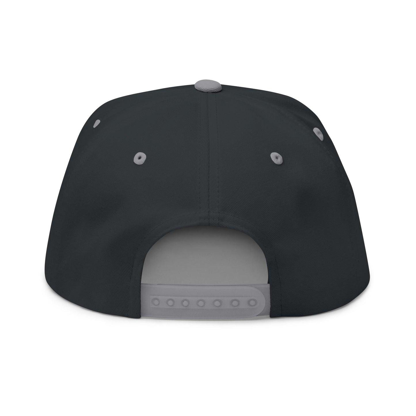 Blue Circle Drip Kulture Flat Bill Hat Embroidery - Multiple Colors