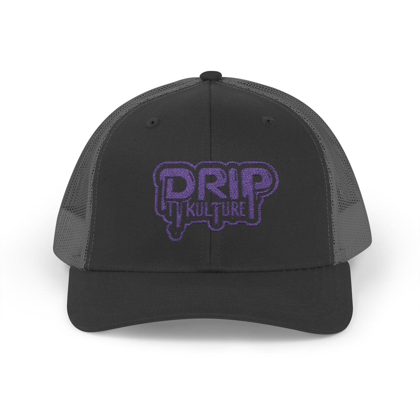 Purple Drip Kulture Snapback Trucker Cap Embroidery - Multiple Colors