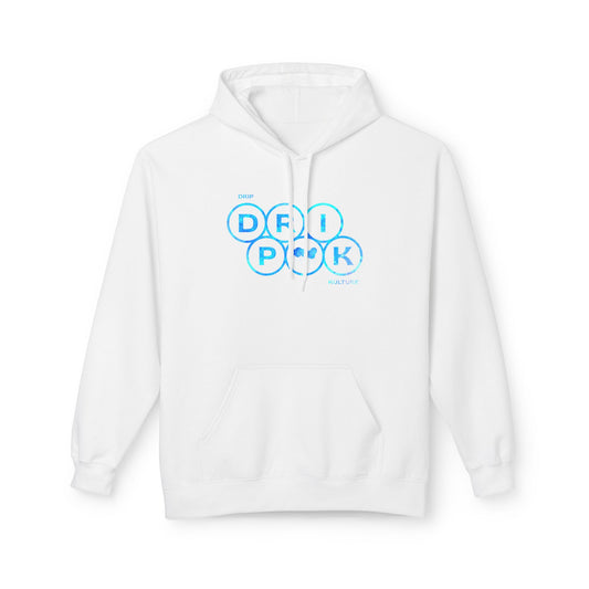 Blue Circle Drip Kulture Unisex Hoodie - Multiple Colors