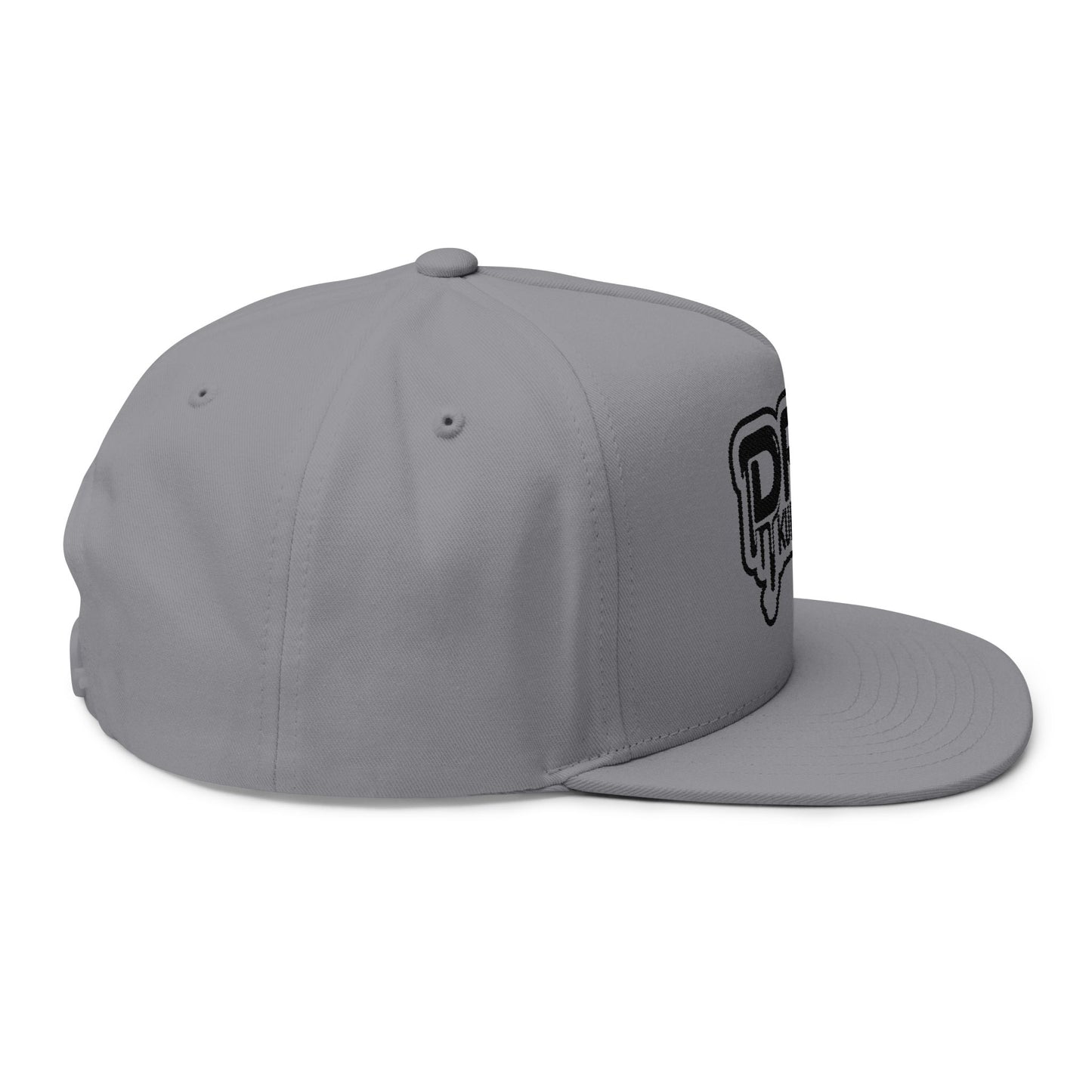 Drip Kulture Flat Bill Hat Embroidery - Multiple Colors