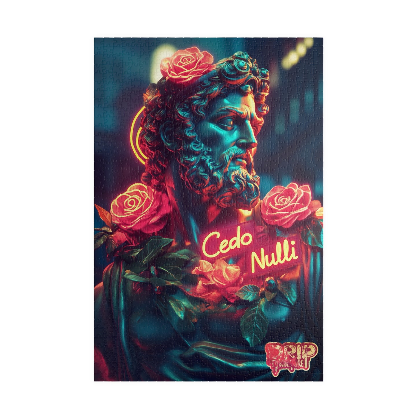 Orange Cedo Nulli Drip Kulture Puzzle - Multiple Sizes