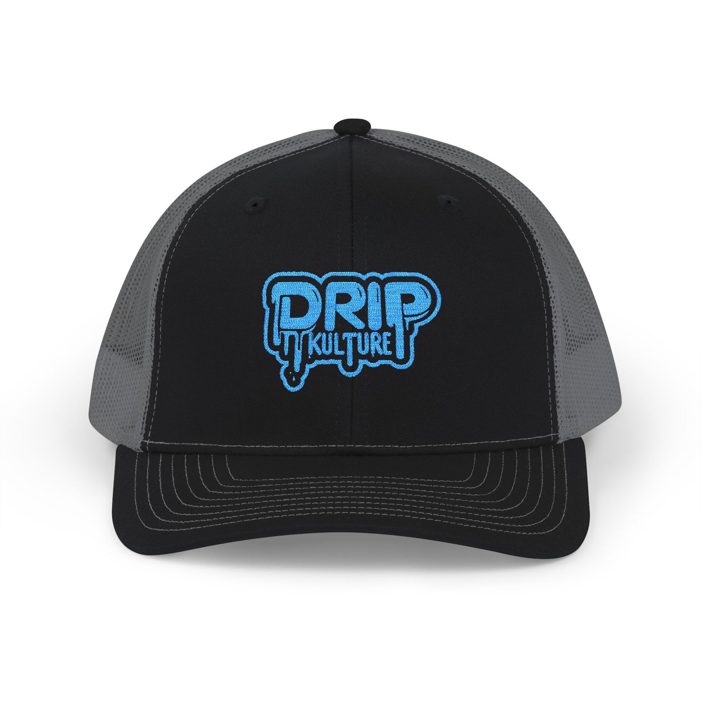 Blue Drip Kulture Snapback Trucker Cap Embroidery - Multiple Colors