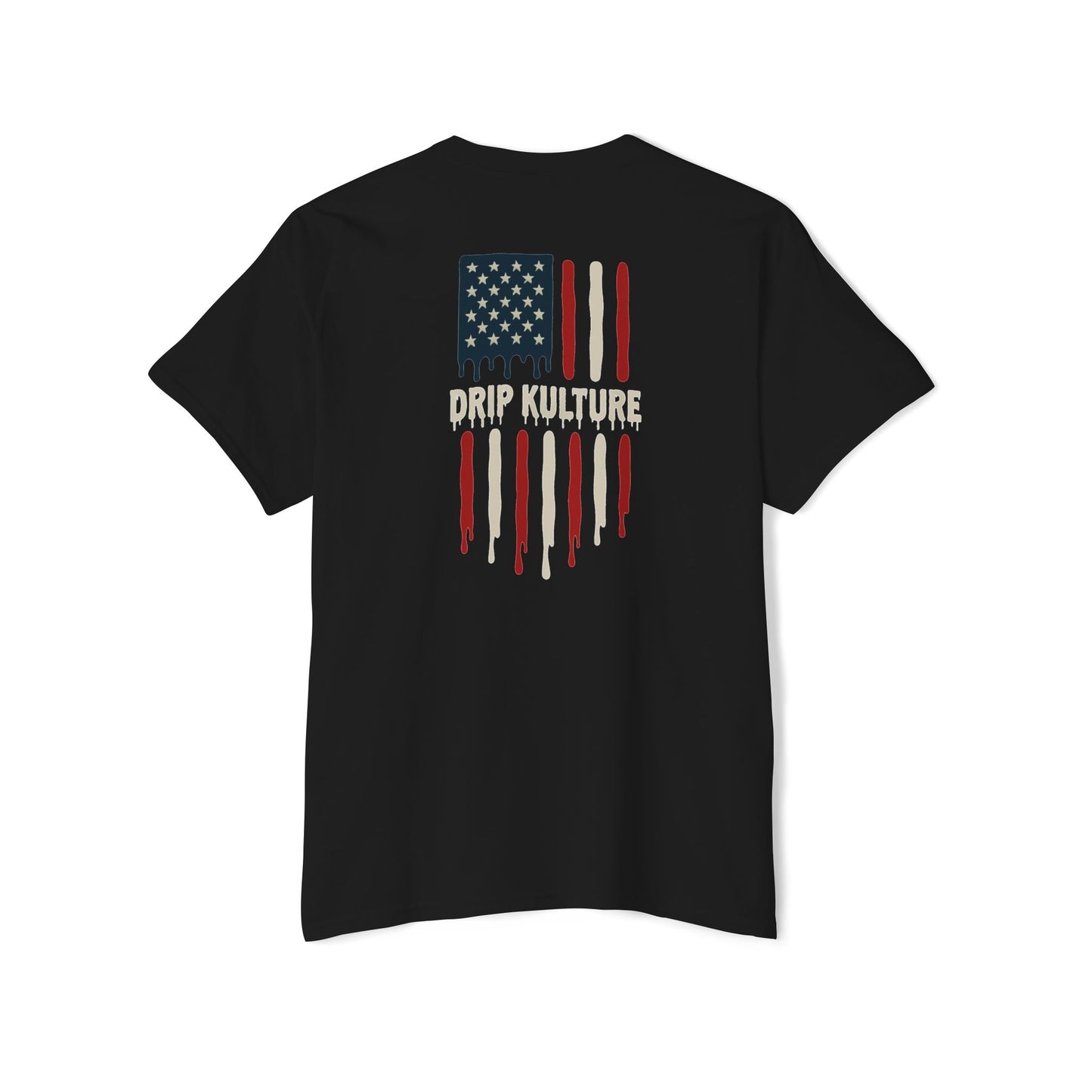 Drip Kulture American Flag Unisex Pocket Tee - Multiple Colors