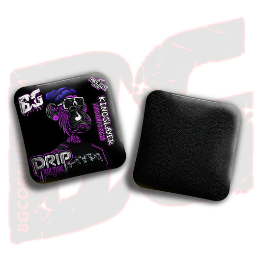 2026 Multiple Bag Models - DK x BG "NFT CIRCUITS" - ACL Pro Stamped Cornhole Bags - Set of 4 Bags