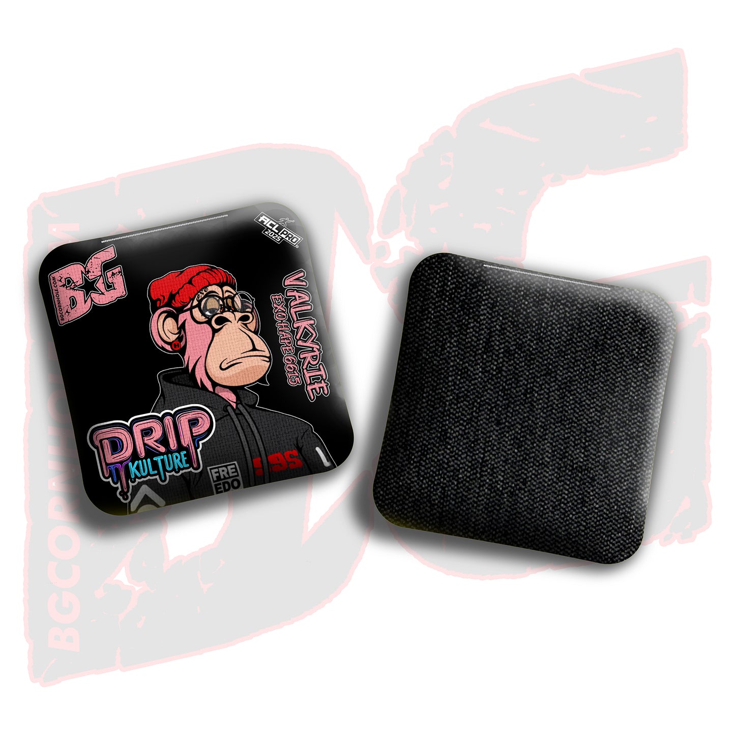 2025 Multiple Bag Models - DK x BG "NFT Original" - ACL Pro Stamped Cornhole Bags - Set of 4 Bags