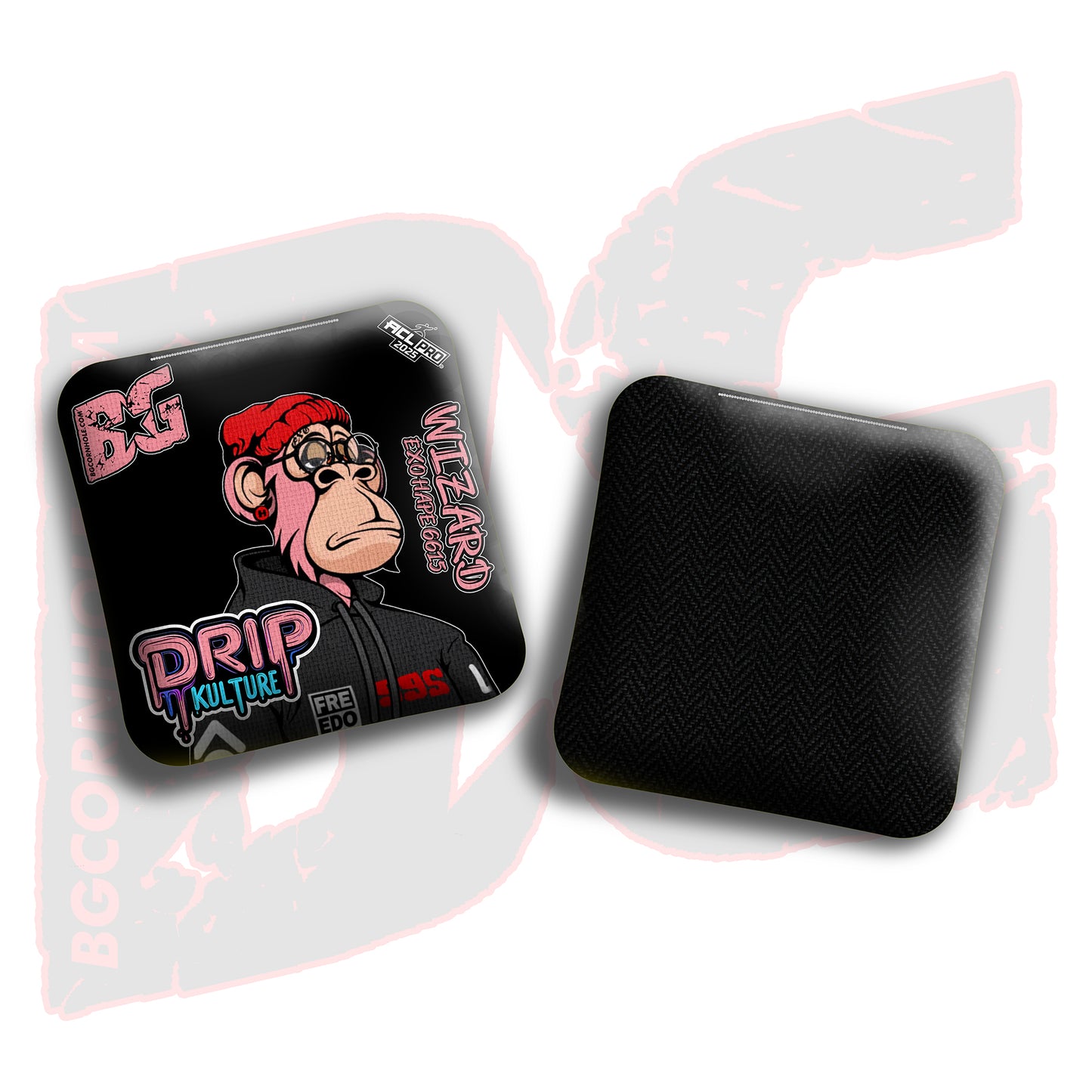 2025 Multiple Bag Models - DK x BG "NFT Original" - ACL Pro Stamped Cornhole Bags - Set of 4 Bags