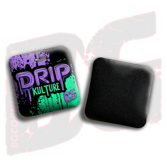 2026 Multiple Bag Models - DK x BG "Splatter" - ACL Pro Stamped Cornhole Bags - Set of 4 Bags