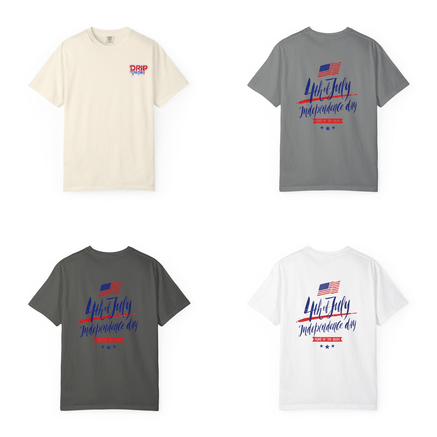 Patriotic Drip Kulture Unisex T-shirt - Multiple Colors