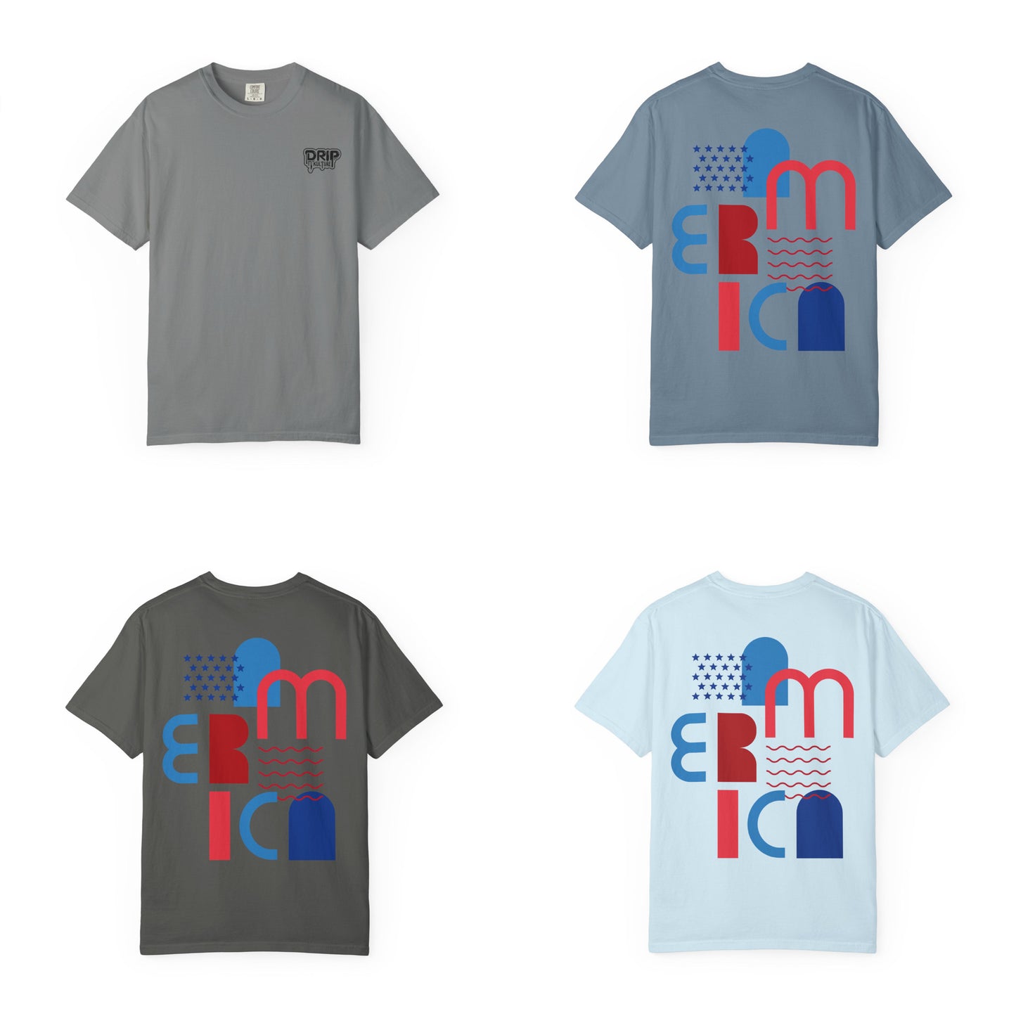 Drip Kulture America Unisex Tee - Multiple Colors
