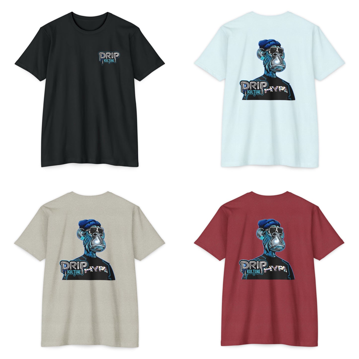 Drip Kulture NFT Blue Circuit Unisex T-Shirt - Multiple Colors