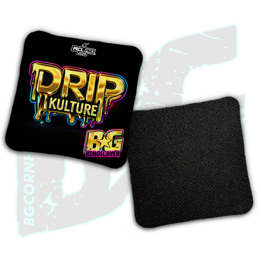 2026 Multiple Bag Models - DK x BG "Metallic" - ACL Pro Stamped Cornhole Bags - Set of 4 Bags