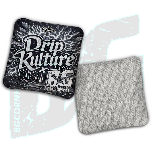 2026 Multiple Bag Models - DK x BG "Aftershock" - ACL Pro Stamped Cornhole Bags - Set of 4 Bags