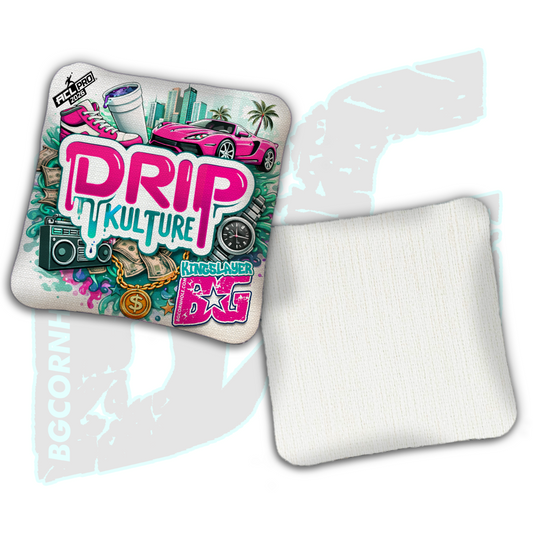 2026 Multiple Bag Models - DK x BG "Streetvibe" - ACL Pro Stamped Cornhole Bags - Set of 4 Bags