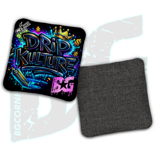 2026 Multiple Bag Models - DK x BG "Graffiti King" - ACL Pro Stamped Cornhole Bags - Set of 4 Bags