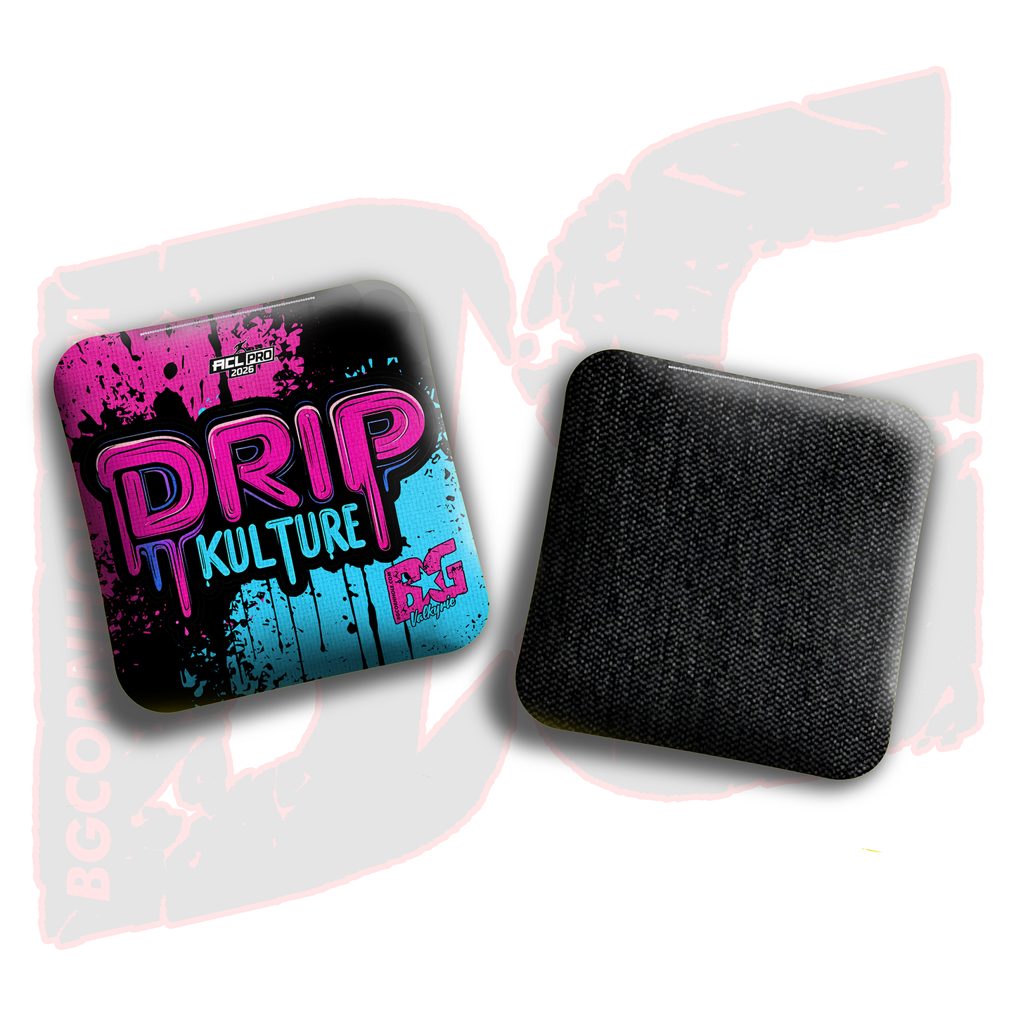 2026 Multiple Bag Models - DK x BG "Splatter" - ACL Pro Stamped Cornhole Bags - Set of 4 Bags