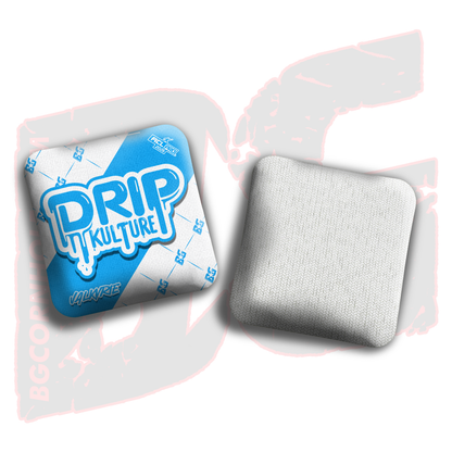 2026 Multiple Bag Models - DK x BG "White Droplet " - ACL Pro Stamped Cornhole Bags - Set of 4 Bags