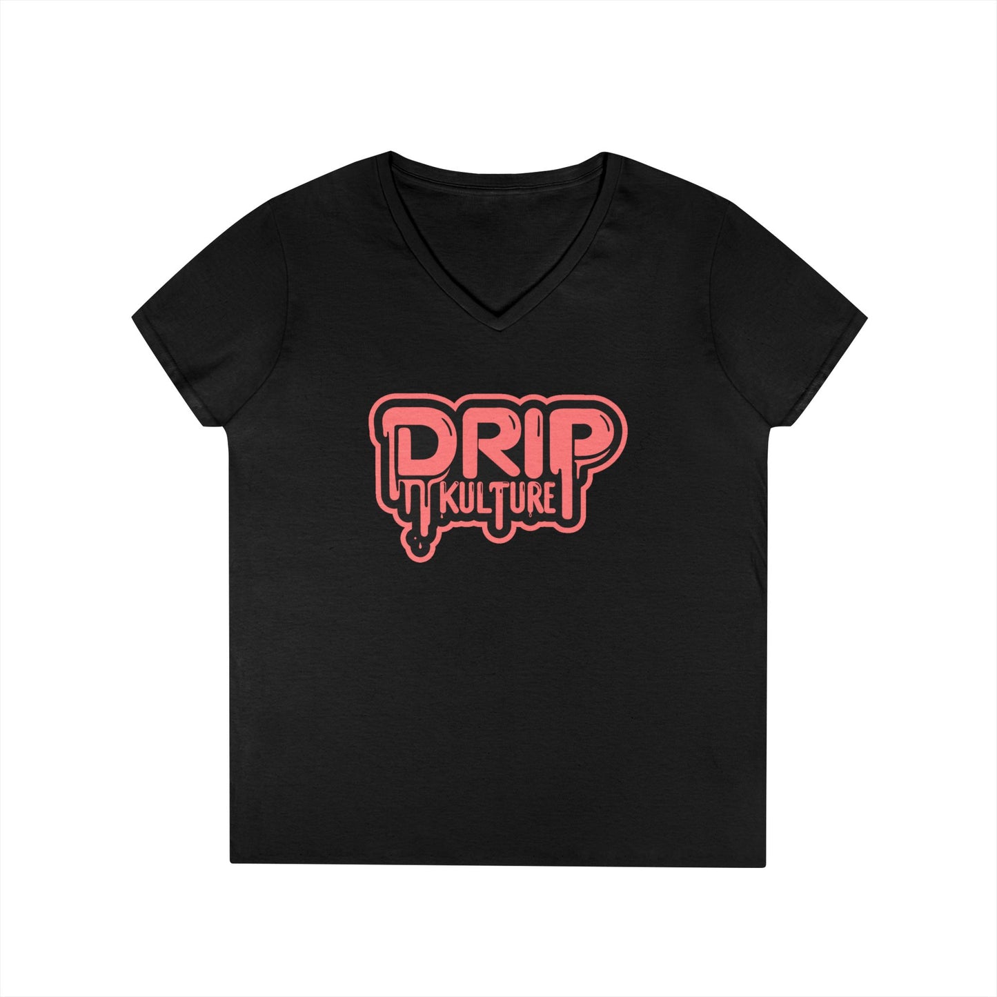 Drip Kulture Women's V-Neck Tee - Multiple Colors