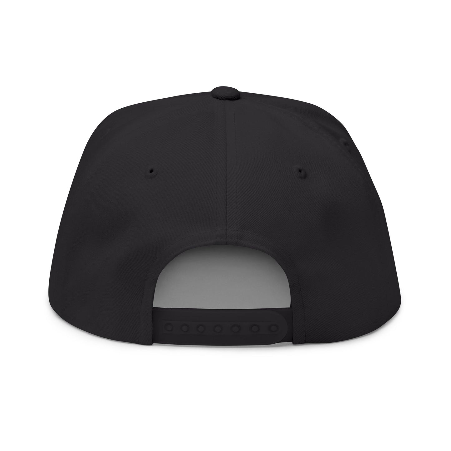 Blue Circle Drip Kulture Flat Bill Hat Embroidery - Multiple Colors
