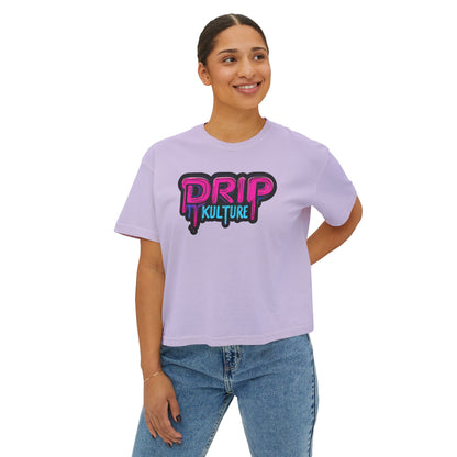 Miami Drip Kulture Women's Boxy Tee - Multiple Colors