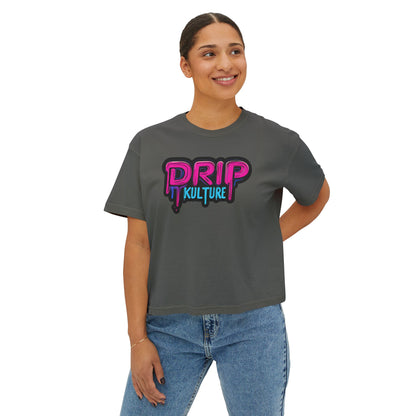 Miami Drip Kulture Women's Boxy Tee - Multiple Colors