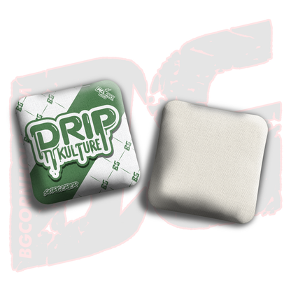 2026 Multiple Bag Models - DK x BG "White Droplet " - ACL Pro Stamped Cornhole Bags - Set of 4 Bags