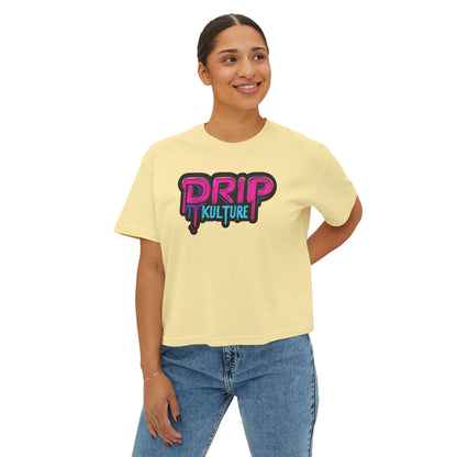 Miami Drip Kulture Women's Boxy Tee - Multiple Colors