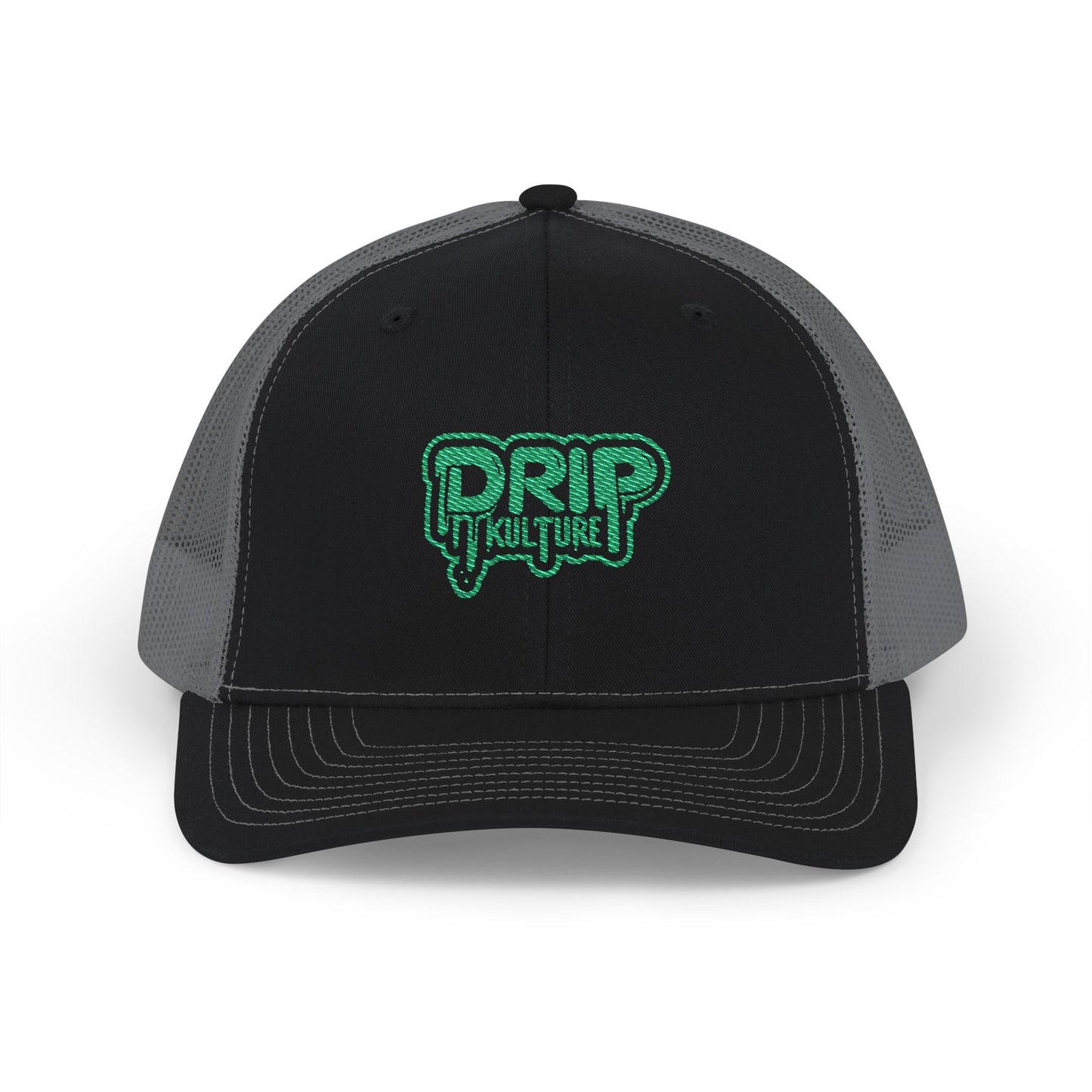 Green Drip Kulture Snapback Trucker Cap Embroidery - Multiple Colors